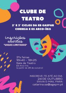 Cartaz Clube de Teatro 2025-26
